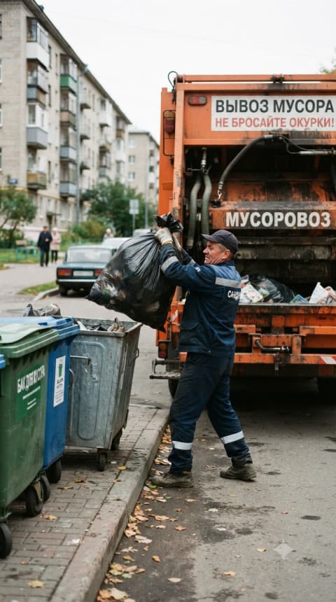 Вывоз крупногабаритного мусора в Москве уберем диван