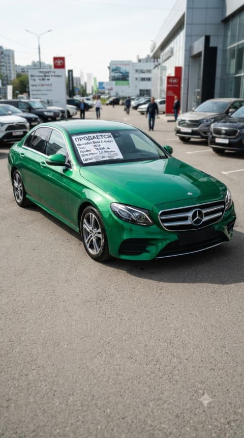 Продажа Mercedes E-Class зеленый: Москва
