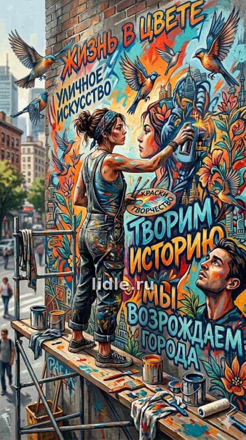Иллюстрации, живопись и граффити Мариуполь